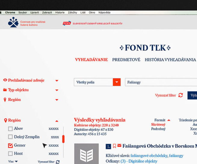 Fond TLK web app