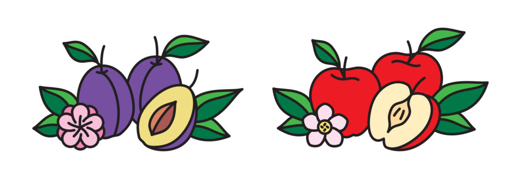 Karolinenhof farm, ilustrácia vinetu