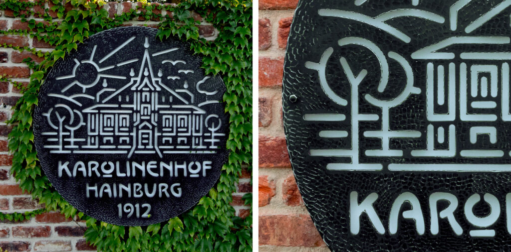 Karolinenhof farm, logo štít.