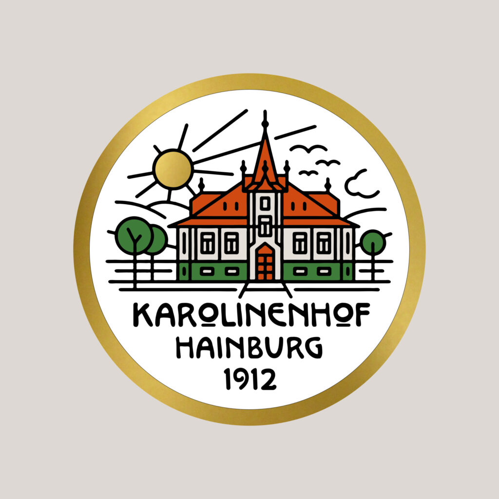 Karolinenhof farm, logo vineta.