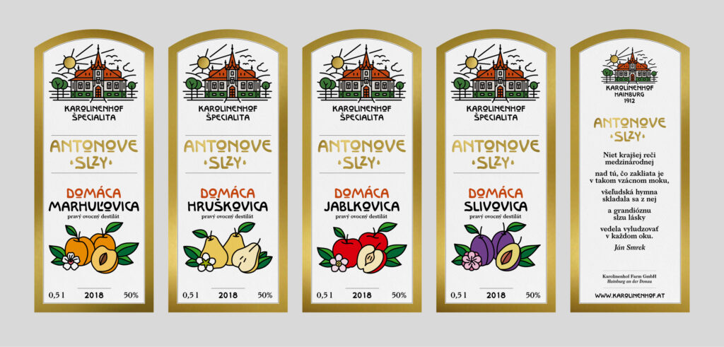 Karolinenhof farm, vinety